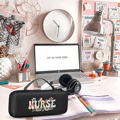 قضية سماعة الطبيب لـ 3M Littmann Classic III ، أمراض القلب IV ، MDF ، EKO - هدايا ممرضة للنساء ، هدايا طالبة التمريض ، حقيبة ممرضة صلبة لطيفة ، ملحقات ممرضة للعمل ، أساسيات مدرسة التمريض in Kuwait