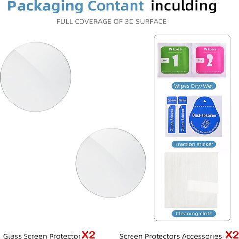2-Pack Tempered Glass Screen Protector Compatible with Eko CORE 500™ Digital Stethoscope, [2.5D 9H Hardness] [Anti-Scratch] in Saudi Arabia