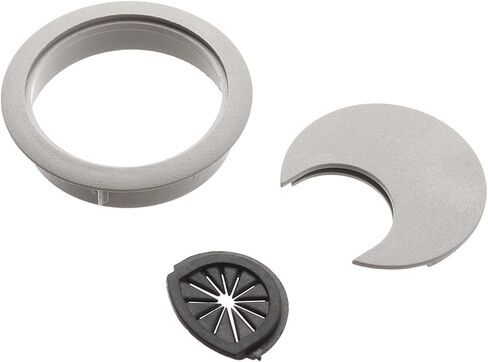 Desk Hole Cover Table Cable Grommet, 2pc 50/53/60mm Round PC Computer Desk Plastic Grommet Cable Hole Covers Outlet Port Wire Rack Organizer Cable Clamp Wire Management(50mm)(50mm) in Saudi Arabia
