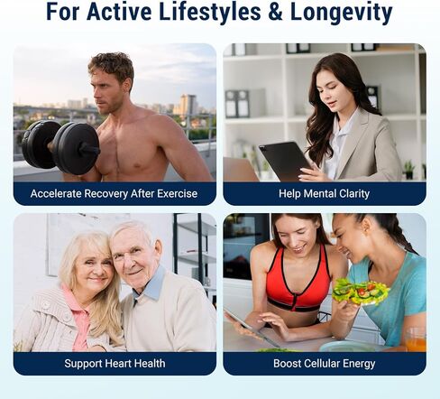 CoQ10 200mg - امتصاص مرتفع 99 ٪ ubiquinone أنزيم Q10 - Co Q 10 الدعم لدعم القلب ، مضادات الأكسدة والطاقة - 60 كبسولات نباتية in Kuwait