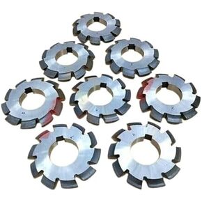 10 dp قواطع العتاد الجذعية PA 20 Bore 25.4mm 1 "مجموعة من 8 قطع PCS رقم 1-8 HSS-AMZ972 in Kuwait