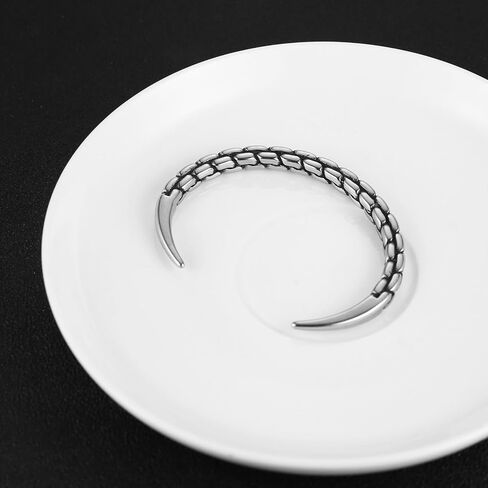 HZMAN Dragon Claw Bracelet for Men Gothic Punk Stainless Steel Cuff Bracelet Biker Bracelet Jewelry Gift in Saudi Arabia