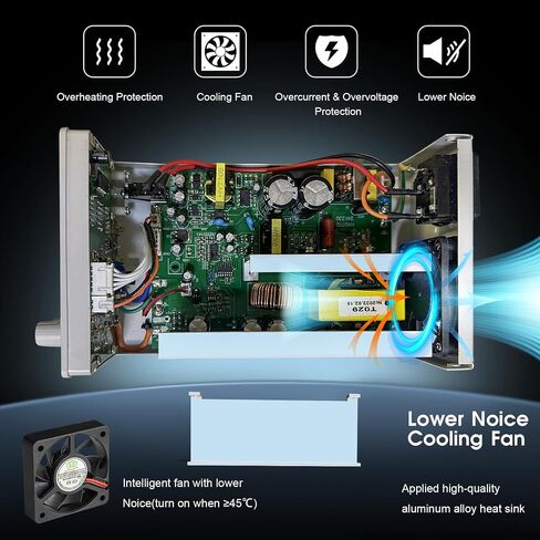 Variable DC Power Supply, 0-30V 0-5A, HYELEC Bench Power Supply with Encoder Knob, 4-Digit LED Display, Digital Calibration, USB and Type-C Charging in Kuwait