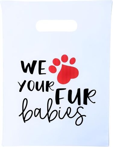 We Love Your Furbabies Veterinary Supply Bag, 9X12, 100 Bags in Saudi Arabia