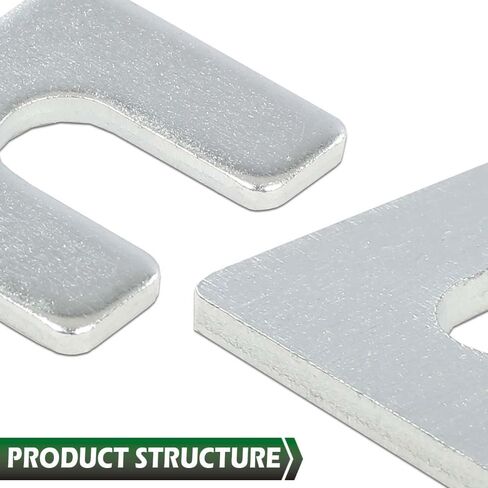 GRAND ORANGE 24Pcs Auto Body & Fender Alignment Shims Set 1/16" & 1/8" Thick- 3/8" Slot- 24 shims in Saudi Arabia