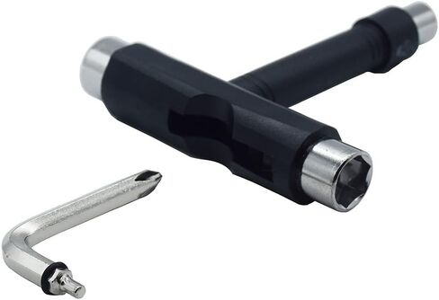Black All-in-One Multifunctional Portable T-Tool&Y-Tool for Skateboard,All-in-One Skate Tools Set of 2 pcak in Saudi Arabia