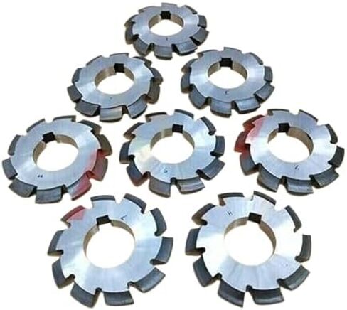 10 dp قواطع العتاد الجذعية PA 20 Bore 25.4mm 1 "مجموعة من 8 قطع PCS رقم 1-8 HSS-AMZ972 in Kuwait