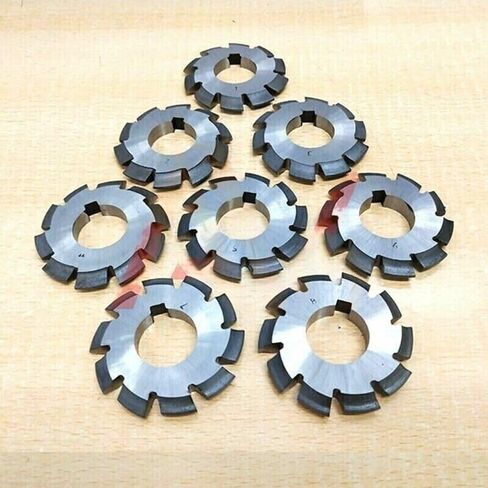 10 dp قواطع العتاد الجذعية PA 20 Bore 25.4mm 1 "مجموعة من 8 قطع PCS رقم 1-8 HSS-AMZ972 in Kuwait