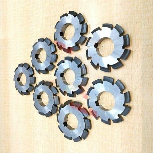 10 dp قواطع العتاد الجذعية PA 20 Bore 25.4mm 1 "مجموعة من 8 قطع PCS رقم 1-8 HSS-AMZ972 in Kuwait