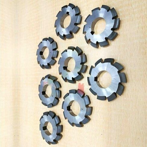 10 dp قواطع العتاد الجذعية PA 20 Bore 25.4mm 1 "مجموعة من 8 قطع PCS رقم 1-8 HSS-AMZ972 in Kuwait