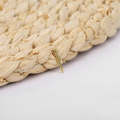 Gold Small Nails, 100PCS Hardware Nails Assortment Kit, Round Head Brass Nail, Tiny Finishing Nails Accessories for Household Wood Picture Hanging String Art (10mm Long) in Kuwait