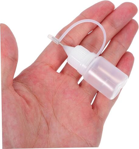 Valiclud 10pcs الضغط على زجاجات دقة الزجاجات لصق الغراء لحرف DIY للزيوت وتصميم تسرب الصيغ السائل للتطبيق الدقيق in Kuwait