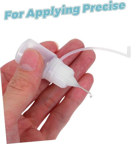 Valiclud 10pcs الضغط على زجاجات دقة الزجاجات لصق الغراء لحرف DIY للزيوت وتصميم تسرب الصيغ السائل للتطبيق الدقيق in Kuwait