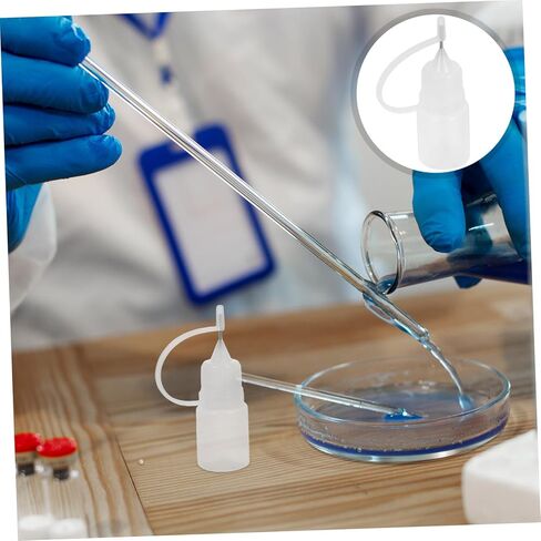 Valiclud 10pcs الضغط على زجاجات دقة الزجاجات لصق الغراء لحرف DIY للزيوت وتصميم تسرب الصيغ السائل للتطبيق الدقيق in Kuwait