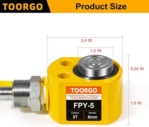 5T Hydraulic Cylinder 0.28" Stroke Mini Porta Power Ram Hydraulic-Lifting-Cylinders for Machinery and Shipbuilding in Kuwait