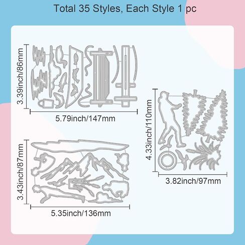 GLOBLELAND Fishing Cutting Dies for Card Making Metal Wooden Boat Die Cuts Embossing Stencils Cutting Dies Template for Scrapbooking Paper Decoration Journal Craft Decor in Saudi Arabia