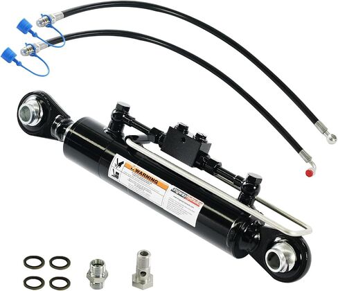 Kingway Hydraulic Top Link Cat. 1-1 مع قفل كتلة دقيقة. 19 11/16 "→ Max. 28" مع 2 × خراطيم السكتة الدماغية. 8 5/16 " - قوة دفع 12500 رطل ، 8700 رطل قوة سحب ، صمامات فحص مزدوجة in Kuwait