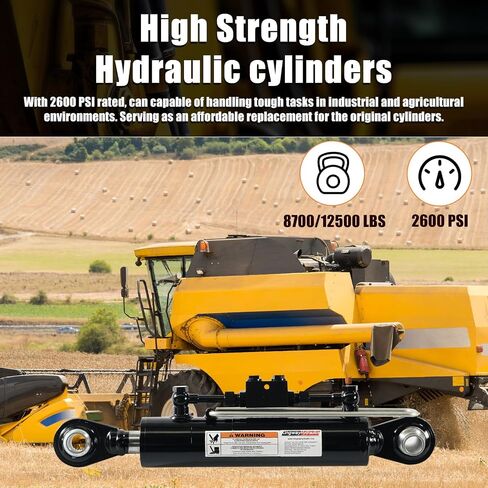 Kingway Hydraulic Top Link Cat. 1-1 مع قفل كتلة دقيقة. 19 11/16 "→ Max. 28" مع 2 × خراطيم السكتة الدماغية. 8 5/16 " - قوة دفع 12500 رطل ، 8700 رطل قوة سحب ، صمامات فحص مزدوجة in Kuwait