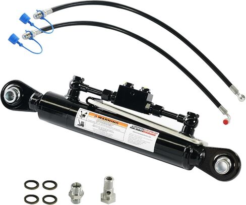 Kingway Hydraulic Top Link Cat. 1-1 مع قفل كتلة دقيقة. 19 11/16 "→ Max. 28" مع 2 × خراطيم السكتة الدماغية. 8 5/16 " - قوة دفع 12500 رطل ، 8700 رطل قوة سحب ، صمامات فحص مزدوجة in Kuwait