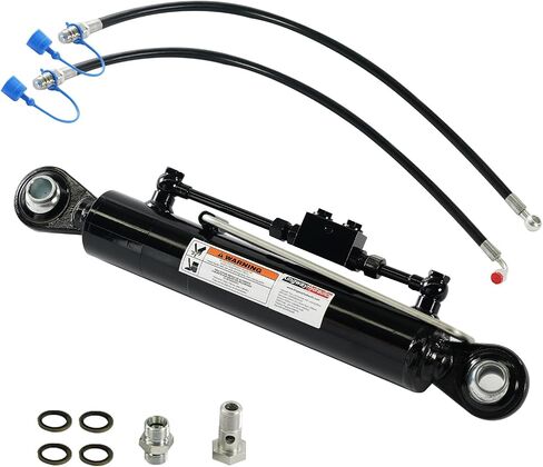 Kingway Hydraulic Top Link Cat. 1-1 مع قفل كتلة دقيقة. 19 11/16 "→ Max. 28" مع 2 × خراطيم السكتة الدماغية. 8 5/16 " - قوة دفع 12500 رطل ، 8700 رطل قوة سحب ، صمامات فحص مزدوجة in Kuwait