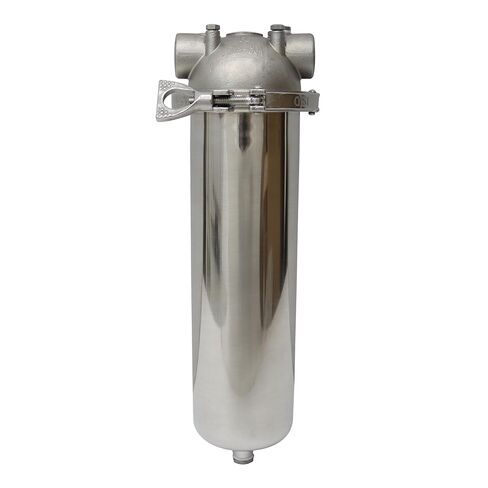 Techtongda Filter Housing لنظام ترشيح المياه من الفولاذ المقاوم للصدأ 3/4inch NPT لمدة 10 بوصات خرطوشة مرشح طويلة 145psi الضغط in Kuwait