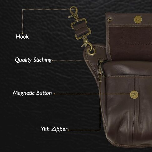 Men’s Utility Kilt Premium Leather Hanging Kilt Pocket, Sporran Kilt Accessory in Saudi Arabia