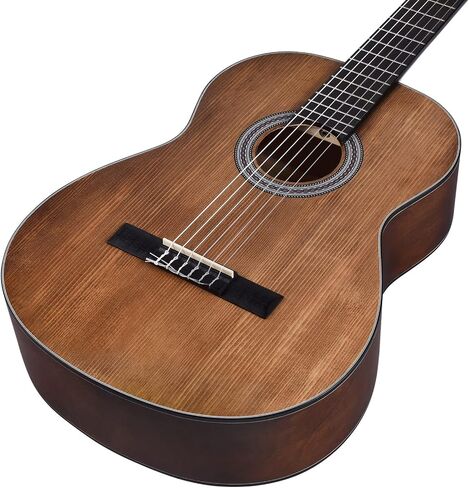 Winzz Classical Guitar 4/4 Adult Classical Guitar for Beginners 39 Inches Brown in Saudi Arabia