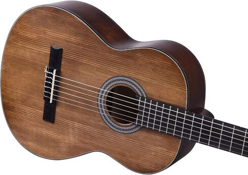 Winzz Classical Guitar 4/4 Adult Classical Guitar for Beginners 39 Inches Brown in Saudi Arabia