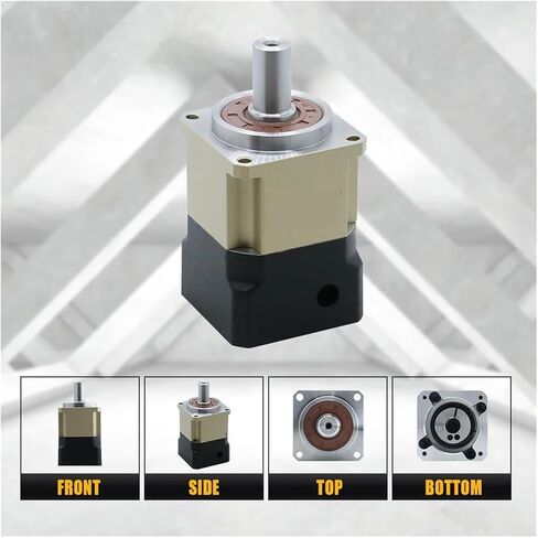 Speed Reducer Helical Gear Planetary Reducer PGH60-L1SW/L2SW 14/16mm Axis for 57 Stepper Motor Or 60 Servo Motor Ratio 3 to 100 Planetary Gearbox(40,Suit for 60 servo) in Kuwait