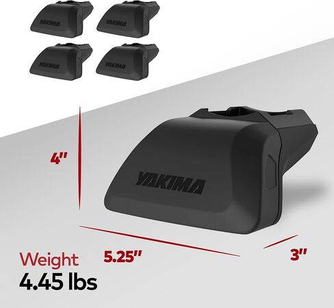 مجموعة Sightline Yakima من 4 أبراج برج سقف رف للسيارات مع أشكال القضبان الجانبية مثبتة على التدفق مع jetstream ، شريط HD ، CoreBar ، وأشرطة العواصف المتجولة in Kuwait