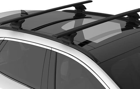 مجموعة Sightline Yakima من 4 أبراج برج سقف رف للسيارات مع أشكال القضبان الجانبية مثبتة على التدفق مع jetstream ، شريط HD ، CoreBar ، وأشرطة العواصف المتجولة in Kuwait