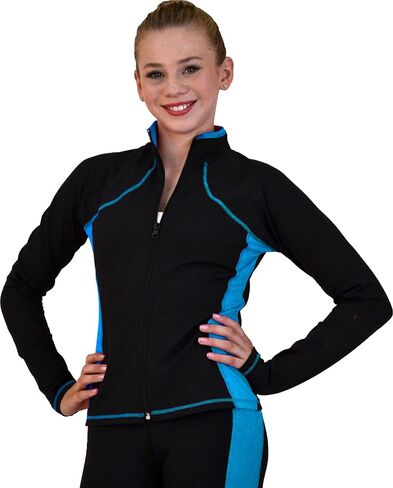ChloeNoel Figure Skating Supplex Side Seams Jacket JS08 Adult in Saudi Arabia