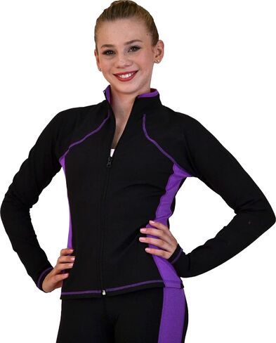 ChloeNoel Figure Skating Supplex Side Seams Jacket JS08 Adult in Saudi Arabia