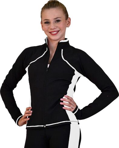 ChloeNoel Figure Skating Supplex Side Seams Jacket JS08 Adult in Saudi Arabia