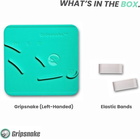 Gripsnake™ Tennis Grip Position Trainer – Improve Forehand, Backhand, Serve & Volleys | Essential Training Aid for Control, Power & Spin | Left- & Right-Handed Versions Available in Kuwait