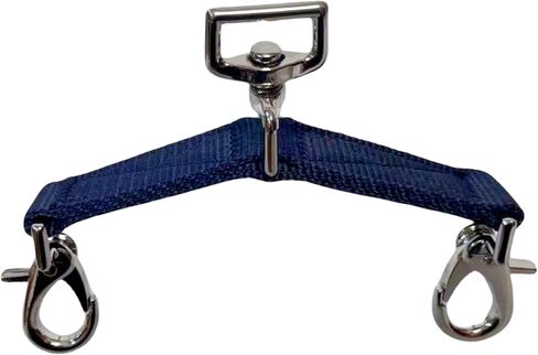 Double Buckle Swivel Lunging Chin Strap, Lunging Strap for Horse Lunge Line，Lunge Strap with Solid Hardware, Lunging Aid for Horse Training, Improve Control and Performance in Saudi Arabia
