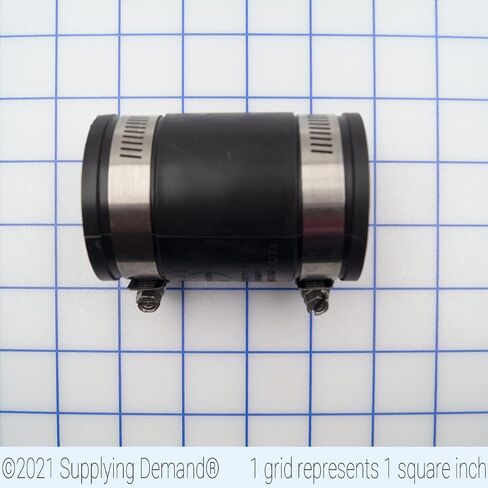 Supplying Demand 86001 Rubber Coupling with Stainless Steel Clamps 1-1/2 Inch in Saudi Arabia