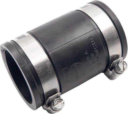 Supplying Demand 86001 Rubber Coupling with Stainless Steel Clamps 1-1/2 Inch in Saudi Arabia