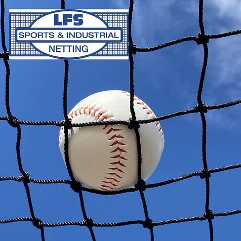 LFS BATTING CAGE NET - البيسبول والكرة اللينة المعاوضة للتدريب في الهواء الطلق | UV علاج ، مقاومة الطقس | Net فقط - لا يوجد إطار متضمن in Kuwait