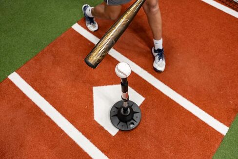 Baseball Tee with LED Light and Adjustable Height, Battery Operated, Illuminates and Flashes Each Swing with 1 of 5 Random Colors. Hitting Tee for Baseball and Softball. in Saudi Arabia