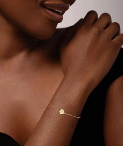 Ascona Dainty Gold Softball/Football/Basketball/Volleyball/Soccer Bracelets for Women Trendy,14K Gold Plated Charm Bracelet With Heart Cute Sport Accessories Jewelry for Friend Team Adjustable Birthday Christmas Gift in Kuwait