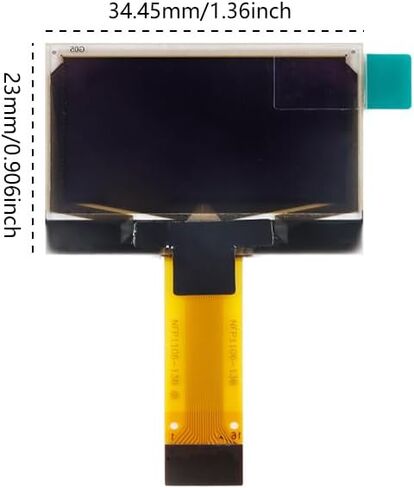2pcs 1.3 "شاشة OLED ذات الأزرق الأبيض 128 × 64 شاشة LCD ، SH1106 برنامج تشغيل ، I2C SPI ، لمشاريع DIY in Saudi Arabia