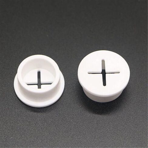 Grommet الكابلات المعدنية ، 20 قطعة مرنة كبل كابل الحبل الحلقات الحلقات المطاطية لجدول سطح المكتب غطاء وحدة تحكم التلفزيون وغطاء ثقب الأثاث (أسود ، 25 ملم) in Kuwait