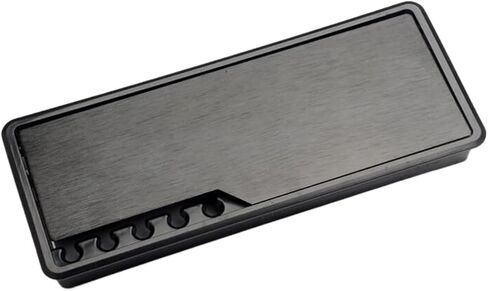 Metal Cable Grommet, Alloy Desk Cable Grommet Rectangular Threading Box with Wire Clip Holder Table Outlet Line Hole Cover Office Furniture Hardware in Saudi Arabia