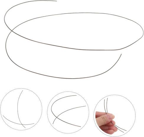 Pottery Tools Tungsten Wire Bendable Ceramic Jewelry Wire for High Temperature Kiln Firing DIY Hooks for Pottery for Sculpting and Jewelry Making in Saudi Arabia