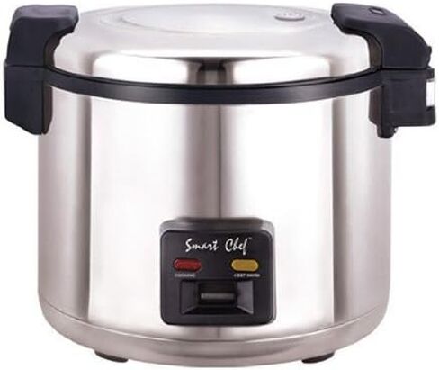 WRC-1070S 33 Cups Stainless Steel Commercial Rice Cooker with Heavy Duty Non-Stick Inner Pot, ETL & UL, Silver in Kuwait