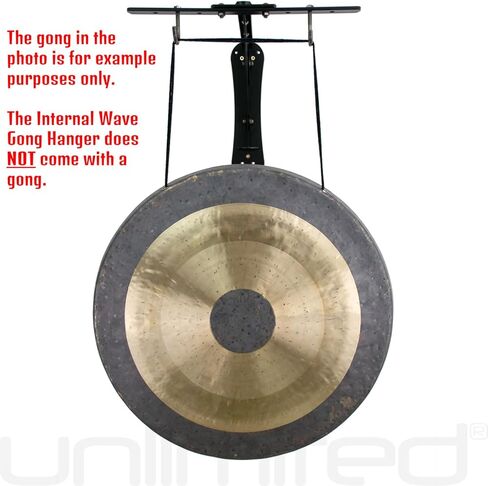 شماعات Gong الداخلية غير المحدودة لـ Gongs 18 "إلى 44" - تشمل 1 شماعات Gong القابلة للتركيب/تنوع المساحة بديلاً عن مواقف Gong للأرضيات in Saudi Arabia