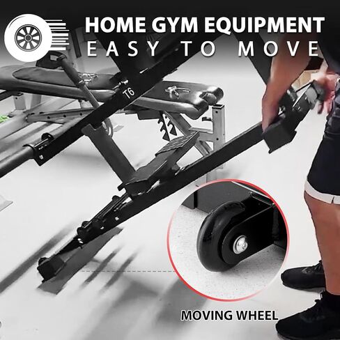 GMWD Adjustable Seated Calf Raise Machine With Band Pegs for Leg Training and Exercise - Home Gym Equipment in Kuwait