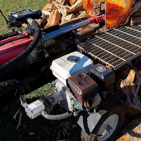 VEVOR Hydraulic Wood Log Splitter Pump, 16GPM, 2 Stage 4000PSI, 1'' Inlet 1/2'' NPT Outlet 3600 RPM Aluminum Hydraulic Gear Pump, for Small Engine Mounting Log Splitters Snowplow in Kuwait