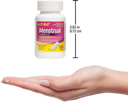 HealthA2Z® Menstrual Complete Pain Relief Tablets | 90 Counts | Relieves Cramps, Bloating, Fatigue, Backache & Headache in Saudi Arabia